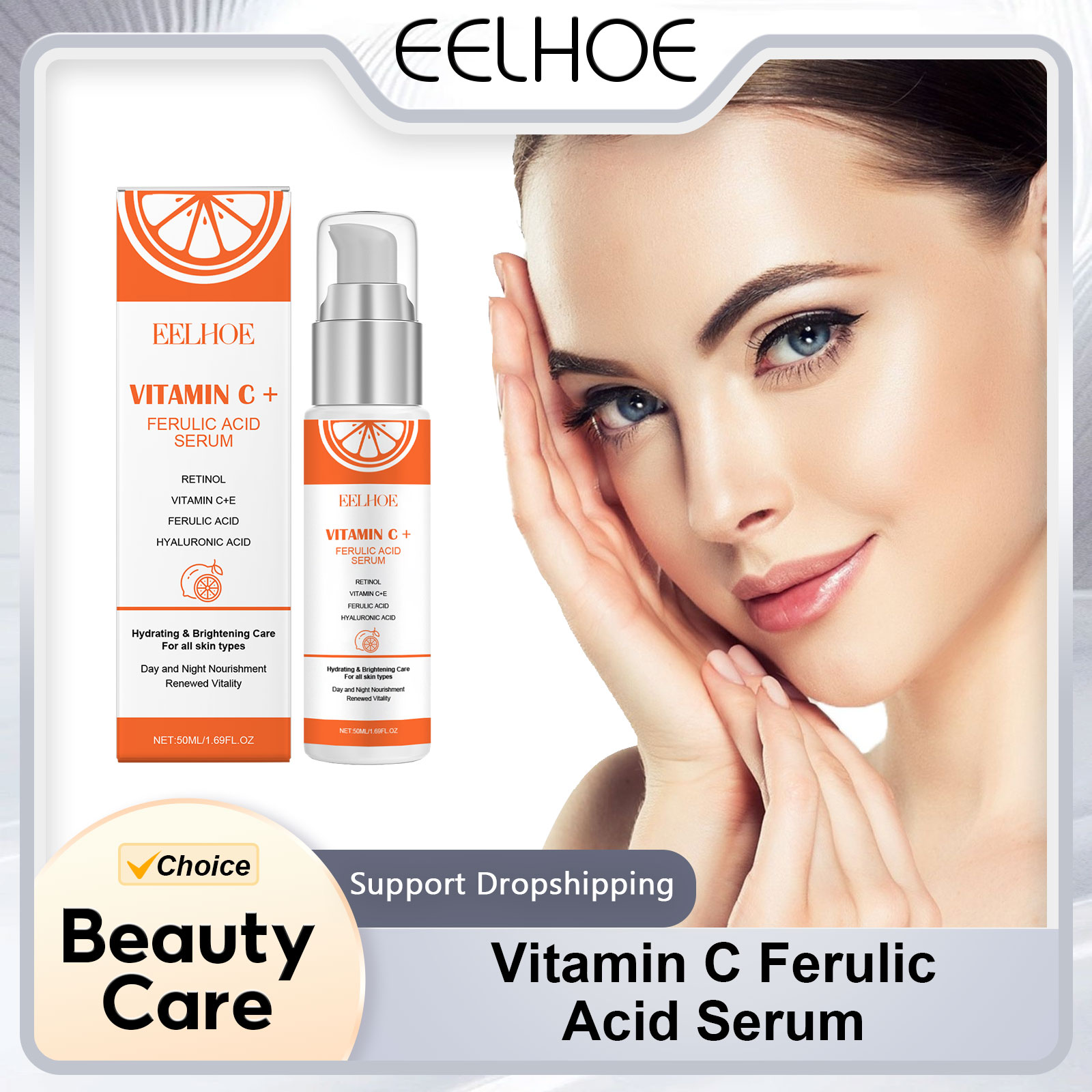 The Ordinary Serum Hyaluronic Acid - EELHOE Vitamine C E Ferulzuur Serum