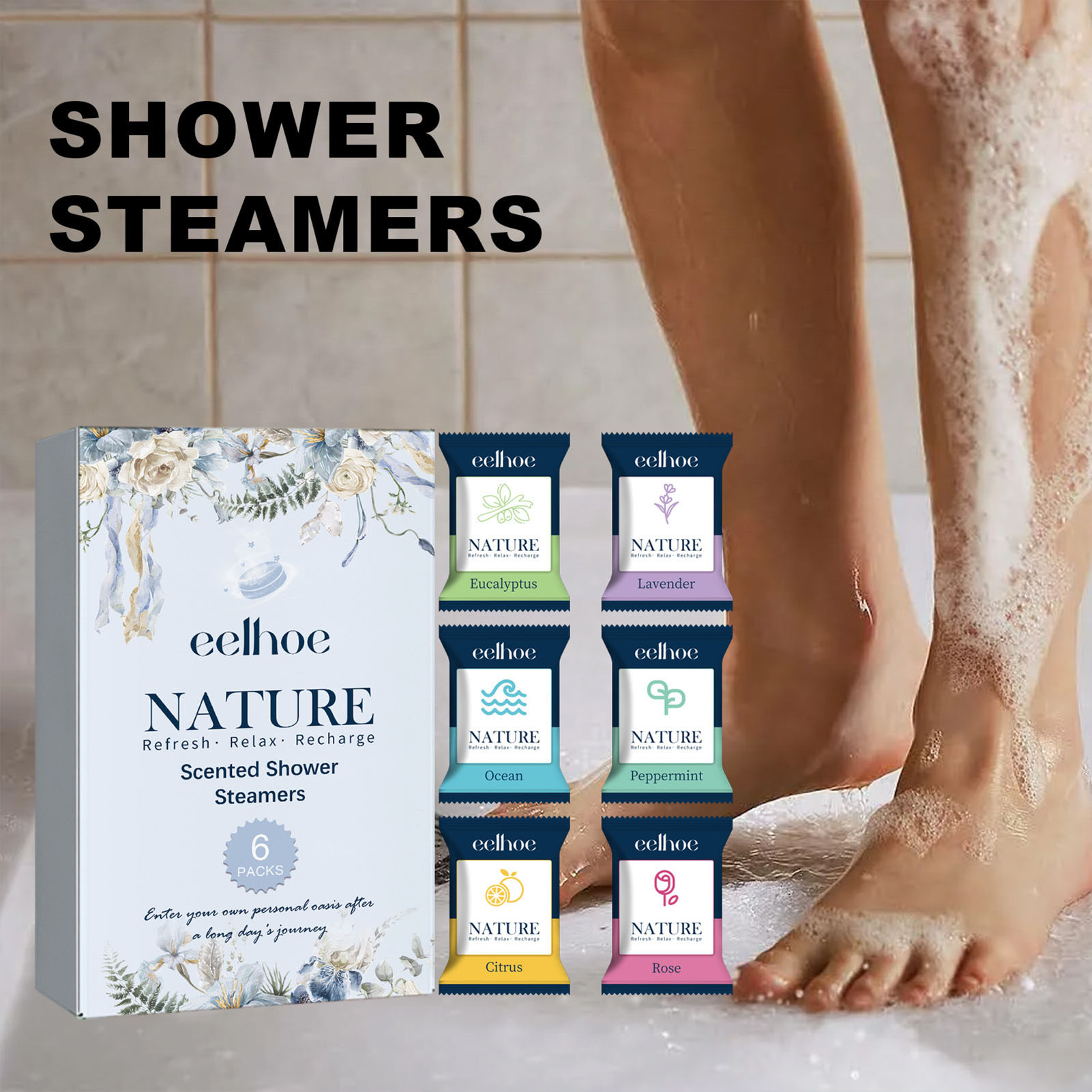 6 stks Aromatherapie Douchetab - Shower Steamer Tablet recensie en prijs