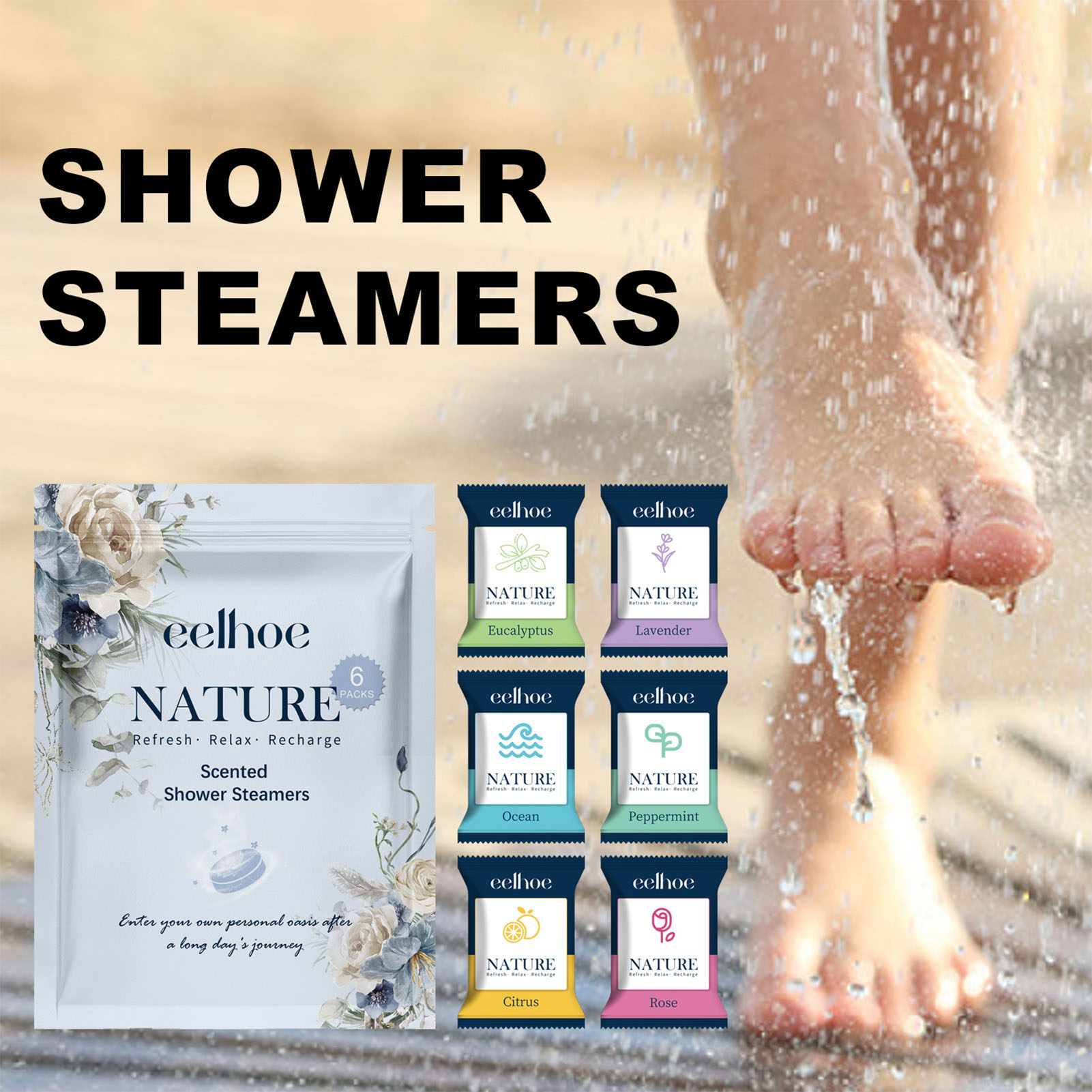 6 stks Aromatherapie Douchetab - Shower Steamer Tablet recensie en prijs