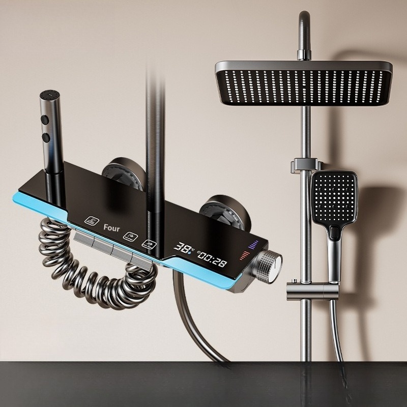 Grijze Gun Shower Set Luxe Hot - Spa & Wellness Retreat recensie en prijs