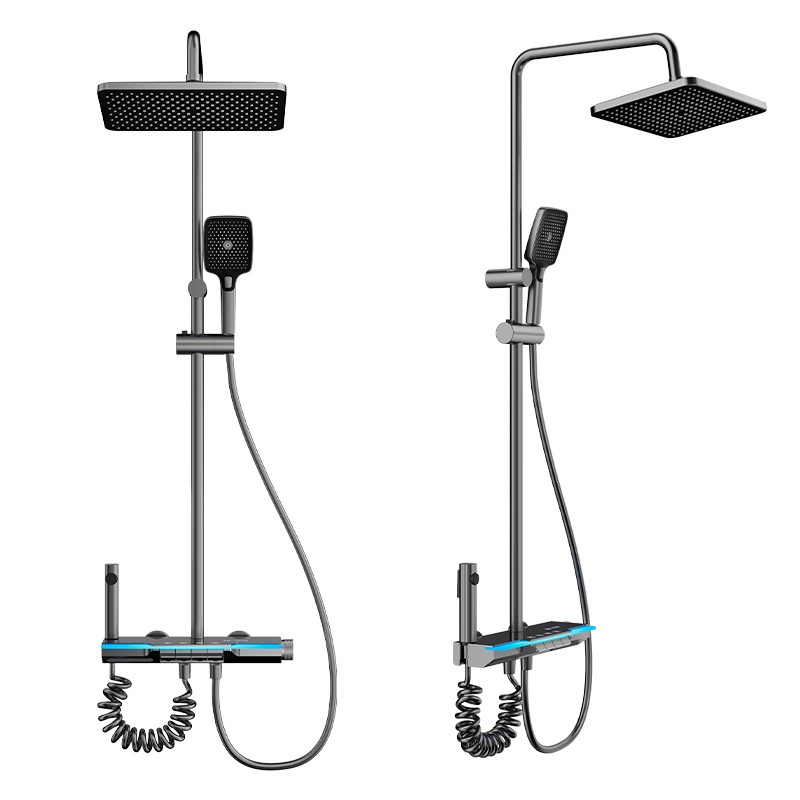Grijze Gun Shower Set Luxe Hot - Spa & Wellness Retreat recensie en prijs