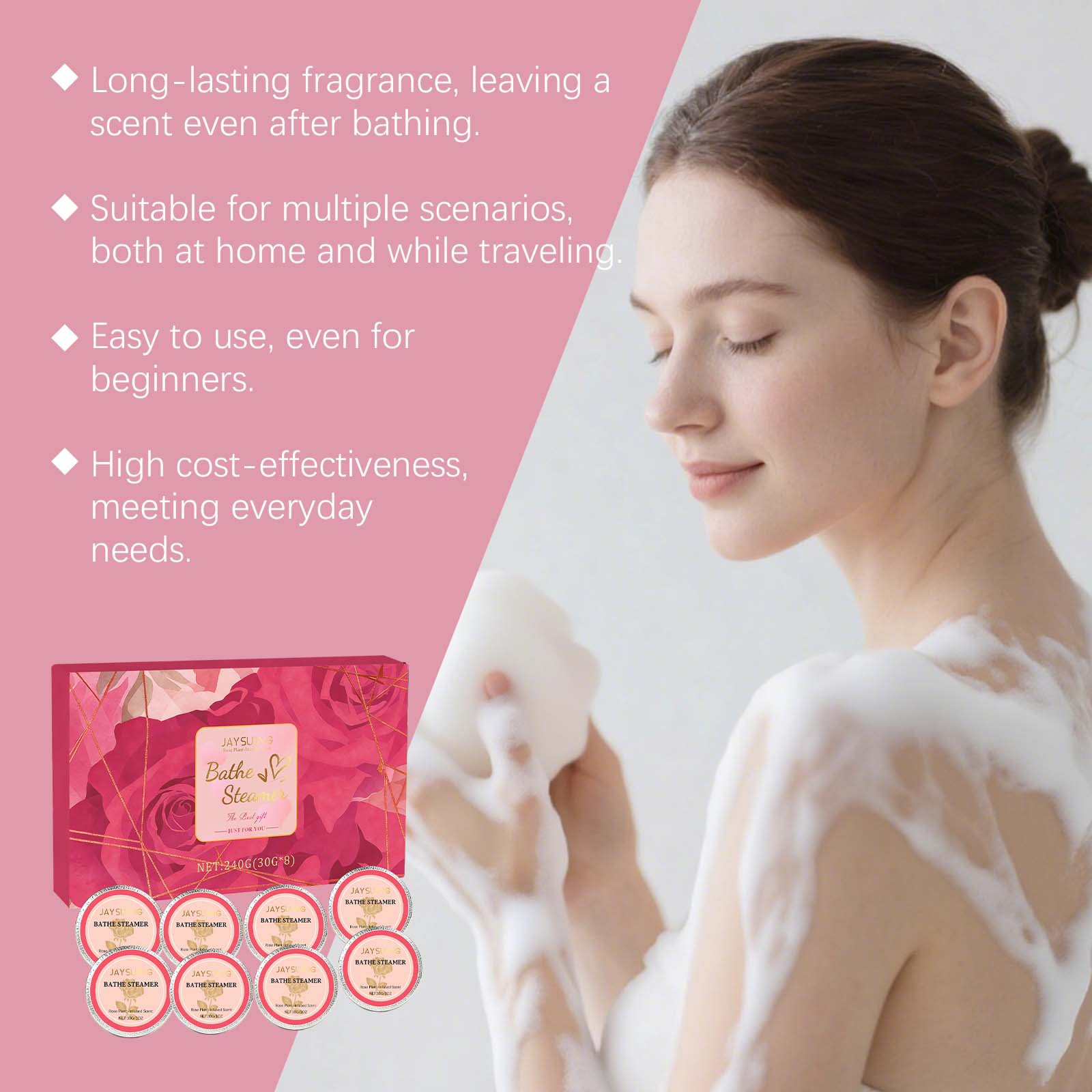 Jaysuing Rozen Douchetabletten - Shower Steamer Tablet recensie en prijs