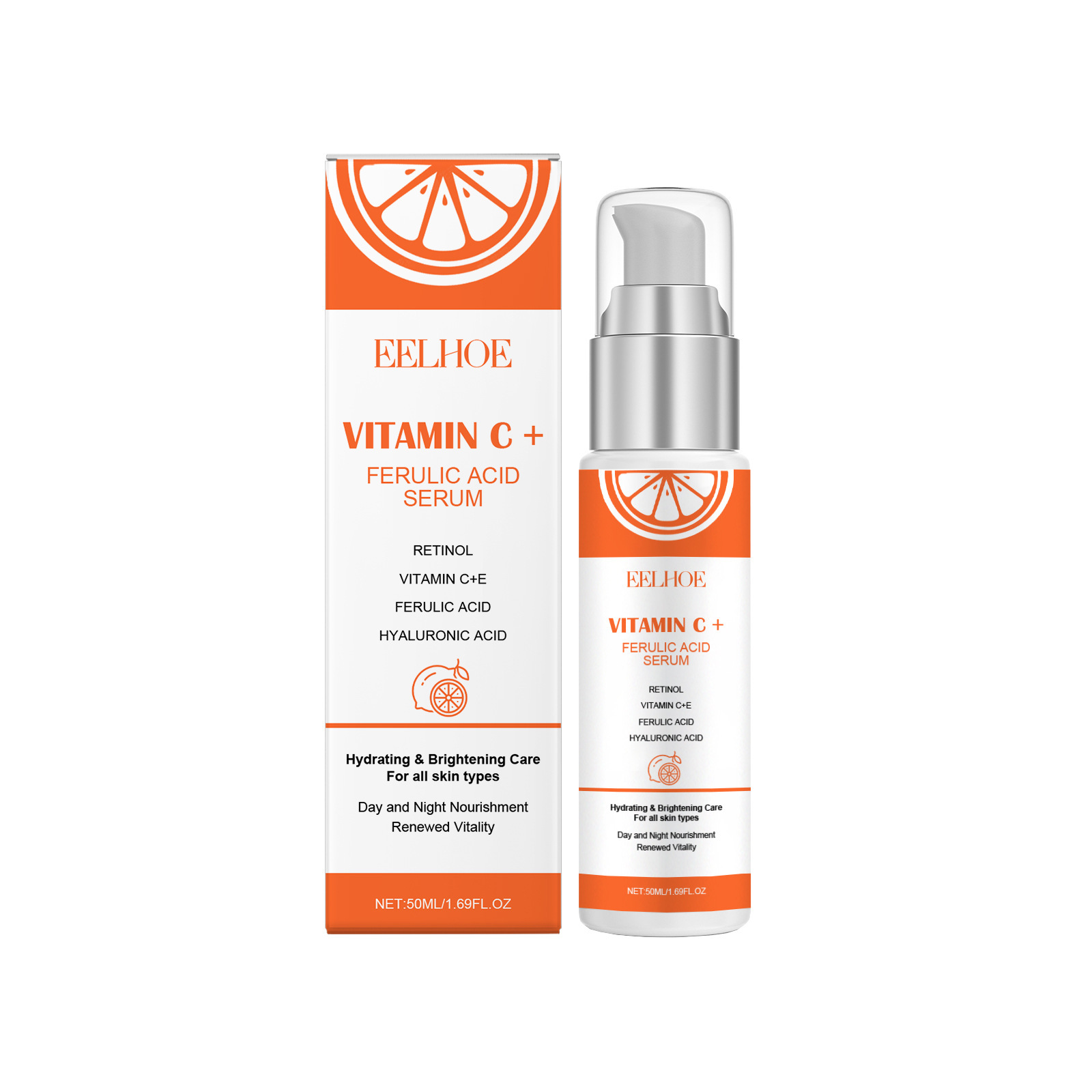 EELHOE Vitamine C E Ferulzuur  - The Ordinary Serum Hyaluronic Acid recensie en prijs